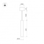 Светильник SP-PIPE-HANG-L600-R30-9W Day4000 (BR, 24 deg, 230V) (Arlight, IP20 Металл, 3 года) — изображение 5