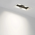 Светильник CL-KARDAN-S180x102-2x9W Day (WH, 38 deg) (Arlight, IP20 Металл, 3 года) — изображение 3