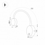 Светильник SP-SON-R90-3W Warm3000 (WH, 100 deg, 230V) (Arlight, IP20 Металл, 3 года) — изображение 4
