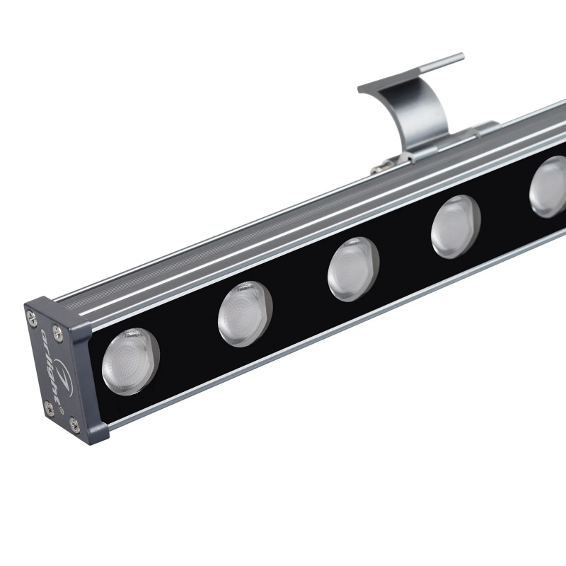 Линейный прожектор AR-LINE-760-18W Warm2700 (GR, 30 deg, 230V) (Arlight, IP65 Металл, 3 года) — изображение 1