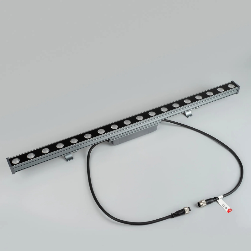 Линейный прожектор AR-LINE-760-18W Warm2700 (GR, 30 deg, 230V) (Arlight, IP65 Металл, 3 года) — изображение 2
