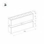 Светильник MAG-DOTS-FOLD-25-S1004-30W Warm3000 (BK, 30 deg, 24V) (Arlight, IP20 Металл, 3 года) — изображение 5