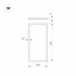 Светильник DL-INTENSO-S300x600-28W Warm3000 (WH, 120 deg, CRI90, 230V) (Arlight, IP40 Металл, 5 лет) — изображение 2