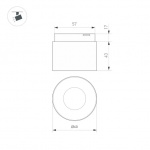 Светильник MAG-MICROCOSM-POINT-R60-5W Warm3000 (BK, 36 deg, 24V) (Arlight, IP20 Металл, 3 года) — изображение 3