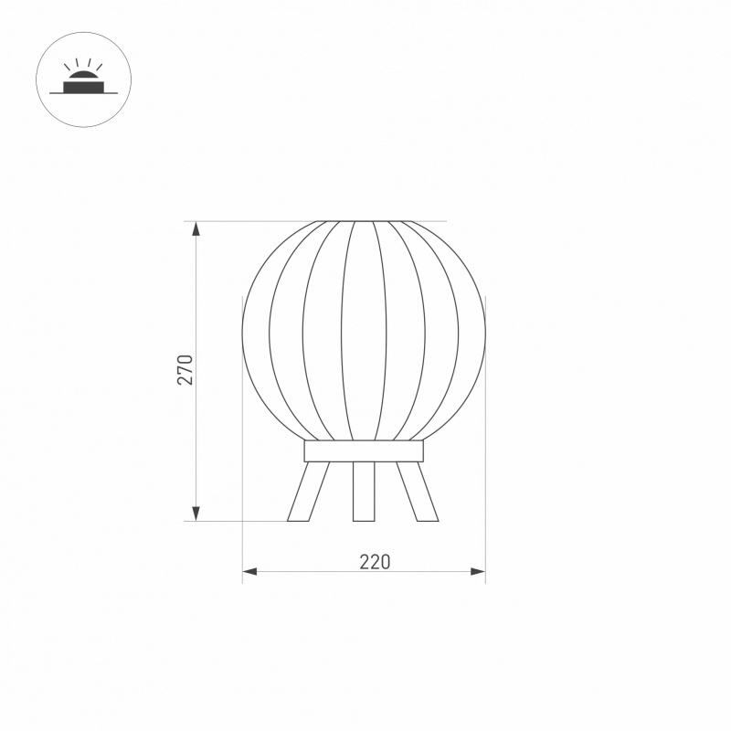 Светильник LGD-PEARL-TAB-7W Warm3000 (GR, 164 deg, 230V) (Arlight, IP65 Металл, 3 года) — изображение 3