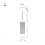Светильник SP-SPICY-HANG-R70-13W Day4000 (GD, 50 deg, 230V) (Arlight, IP20 Металл, 3 года) — изображение 6