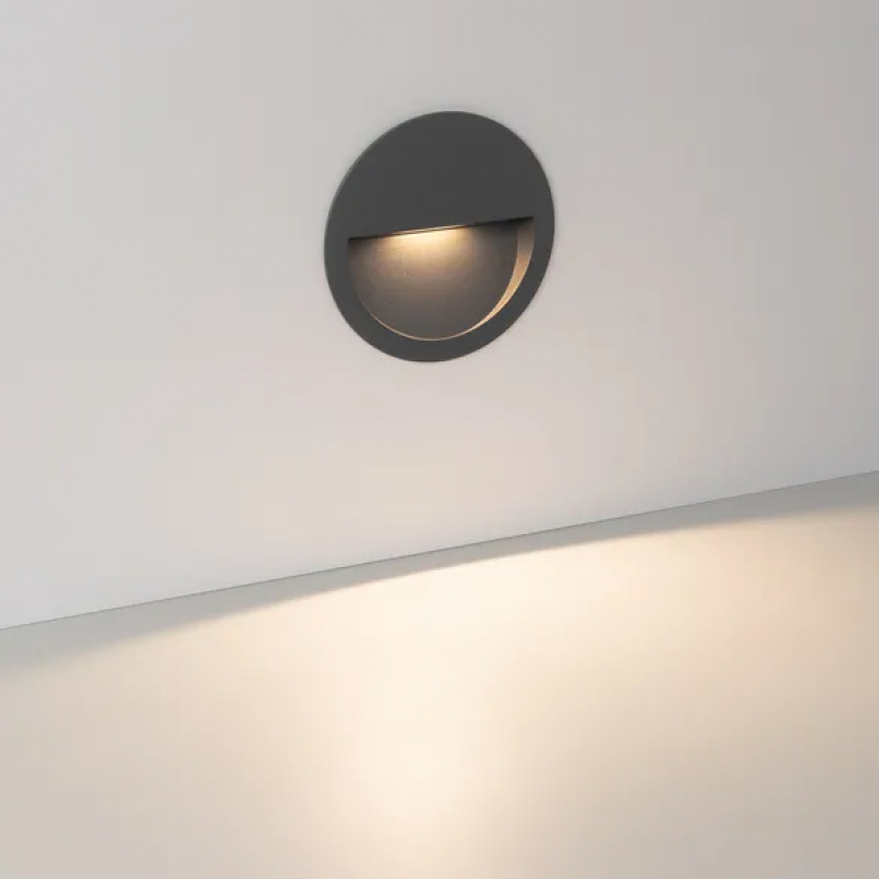 Светильник LTD-TRAIL-R115-4W Warm3000 (GR, 65 deg, 230V) (Arlight, IP65 Металл, 3 года) — изображение 2