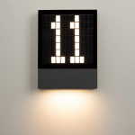 Светильник LGD-SIGN-WALL-S150x200-3W Warm3000 (GR, 148 deg, 230V) (Arlight, IP54 Металл, 3 года) — изображение 4