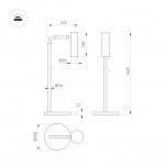 Светильник SP-VERDI-FLOOR-3W Warm3000 (WH, 20 deg, 230V) (Arlight, IP20 Металл, 3 года) — изображение 2