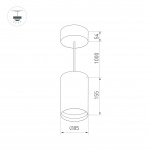 Светильник подвесной SP-POLO-R85-2-15W Warm White 40deg (White, White Ring) (Arlight, IP20 Металл, 3 года) — изображение 9