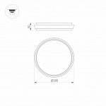 Светильник LGD-GIRO-R300-30W Warm3000 (GR, 110 deg, 230V) (Arlight, IP54 Металл, 3 года) — изображение 5