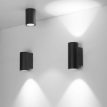 Светильник LGD-FORMA-WALL-R90-12W Warm3000 (GR, 44 deg, 230V) (Arlight, IP54 Металл, 3 года) — изображение 3