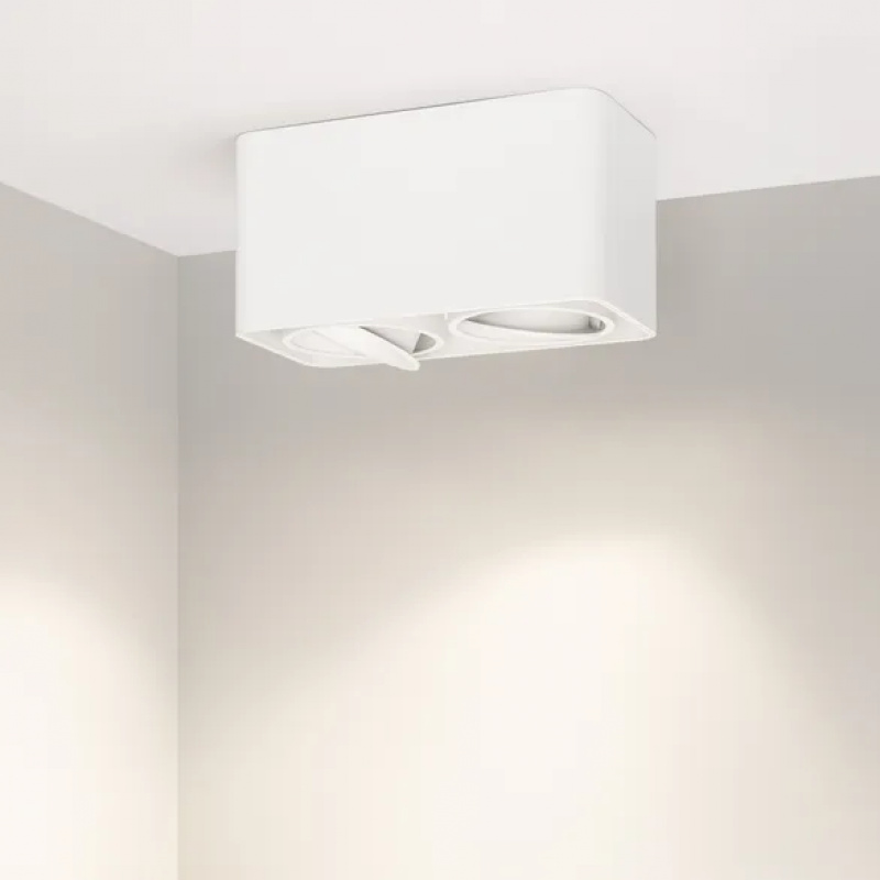 Светильник SP-CUBUS-S195x100-2x8W Day4000 (WH, 45 deg, 230V) (Arlight, IP20 Металл, 3 года) — изображение 3