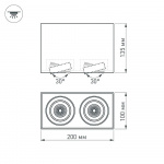 Светильник SP-CUBUS-S100x200BK-2x11W Day White 40deg (Arlight, IP20 Металл, 3 года) — изображение 6