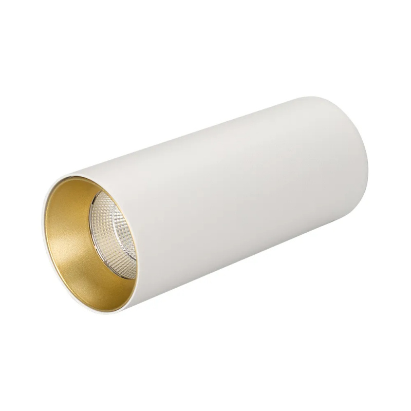 Светильник SP-POLO-SURFACE-R65-8W Warm3000 (WH-GD, 40 deg) (Arlight, IP20 Металл, 3 года) — изображение 1