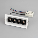 Светильник MS-ORIENT-BUILT-TURN-TC-S67x150-10W Warm3000 (WH-BK, 30 deg, 230V) (Arlight, IP20 Металл, 5 лет) — изображение 3