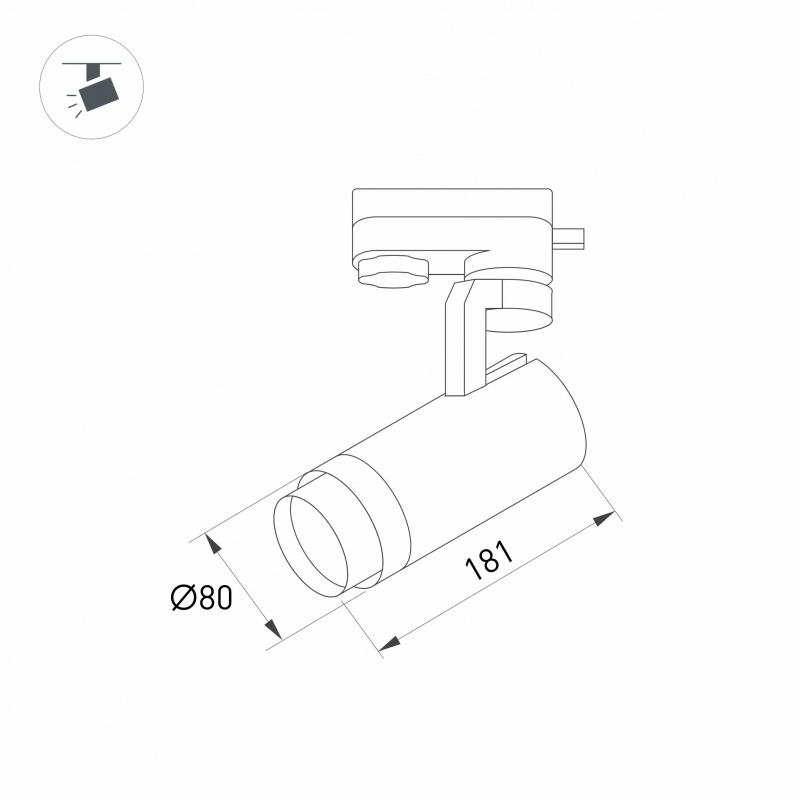 Светильник LGD-GELIOS-4TR-R80-30W Day4000 (BK, 20-60 deg, 230V, DALI) (Arlight, IP20 Металл, 3 года) — изображение 2