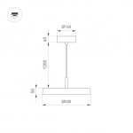 Светильник SP-ELEGANT-R500-37W Warm3000 (BK, 120 deg, 230V) (Arlight, IP20 Металл, 3 года) — изображение 4