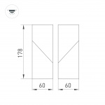 Светильник SP-TWIST-SURFACE-S60x60-12W Day4000 (BK, 30 deg) (Arlight, IP40 Металл, 3 года) — изображение 5