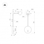 Светильник SP-OTTORI-LONG-WALL-6W Warm3000 (WH, 30 deg, 230V) (Arlight, IP20 Металл, 3 года) — изображение 2