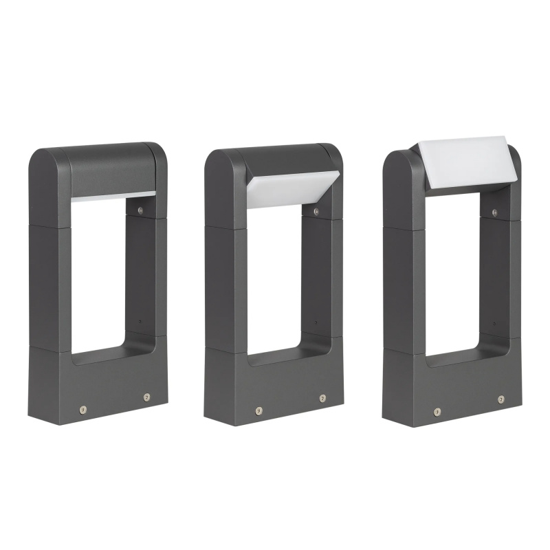 Светильник LGD-PATH-FRAME-ROTARY-H300-6W Warm3000 (GR, 111 deg, 230V) (Arlight, IP65 Металл, 3 года) — изображение 3