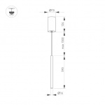 Светильник SP-UMBRA-HANG-V-L600-10W Day4000 (WH, 120 deg, 230V) (Arlight, IP20 Металл, 3 года) — изображение 3