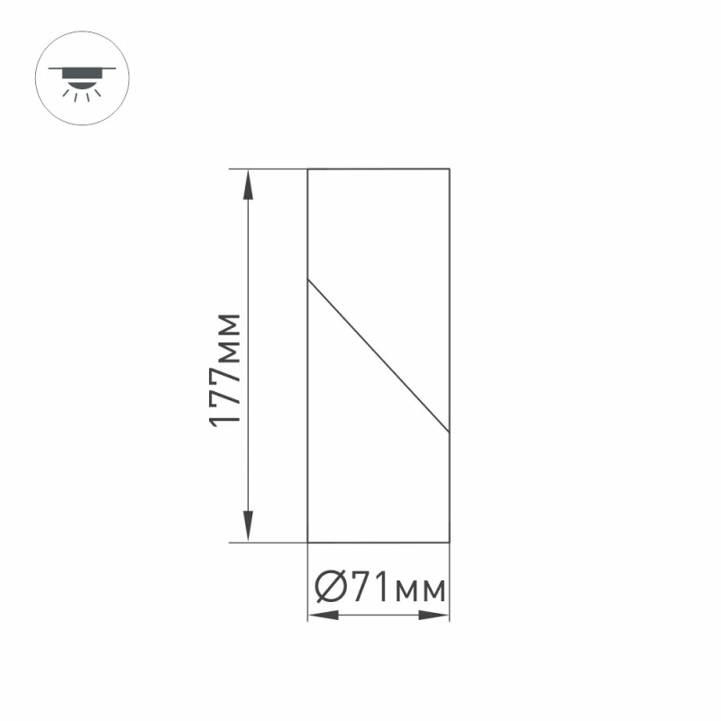 Светильник SP-TWIST-SURFACE-R70-12W Day4000 (WH-BK, 30 deg) (Arlight, IP40 Металл, 3 года) — изображение 7