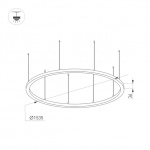 Светильник SP-LINE-HANG-ARC-O3535-D1500-124W Day4000 (WHITE, 230V) (Arlight, Металл) — изображение 2