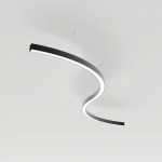 Светильник SP-LINE-HANG ARC-S3535-D1500-124W Warm3000 (BLACK, 230V) (Arlight, Металл)