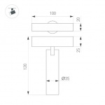 Светильник MAG-SPOT-25-R90-9W Day4000 (BK-GD, 30 deg, 24V) (Arlight, IP20 Металл, 3 года) — изображение 4