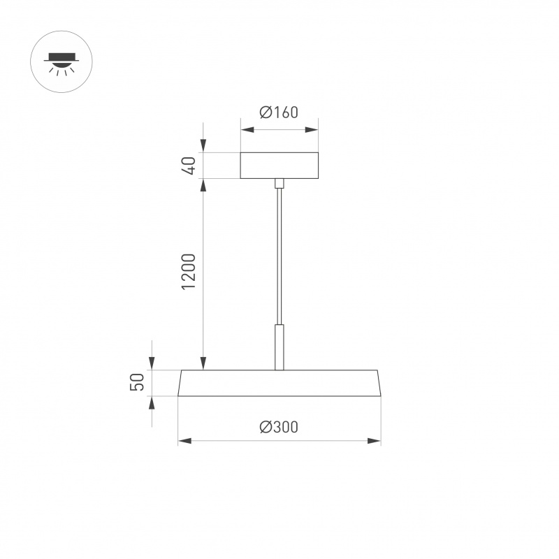 Светильник SP-ELEGANT-R300-17W Warm3000 (BK, 120 deg, 230V) (Arlight, IP20 Металл, 3 года) — изображение 3