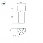 Светильник MAG-SPOT-45-R85-3W Day4000 (BK, 20 deg, 24V) (Arlight, IP20 Металл, 3 года) — изображение 3