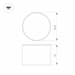 Светильник SP-CYLINDO-R160-18W Warm3000 (BK, 110 deg, 230V) (Arlight, IP54 Металл, 3 года) — изображение 3