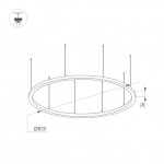 Светильник SP-LINE-HANG-ARC-O3535-D800-65W Day4000 (BLACK, 230V) (Arlight, Металл) — изображение 2
