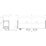 Архитектурный светильник TL-ARCH 24V LV 4 L600 740 D115х90 MG — изображение 2