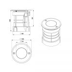 Светодиодный светильник Грунт 3 S 48В DC CRI80 3000К 25° — изображение 5