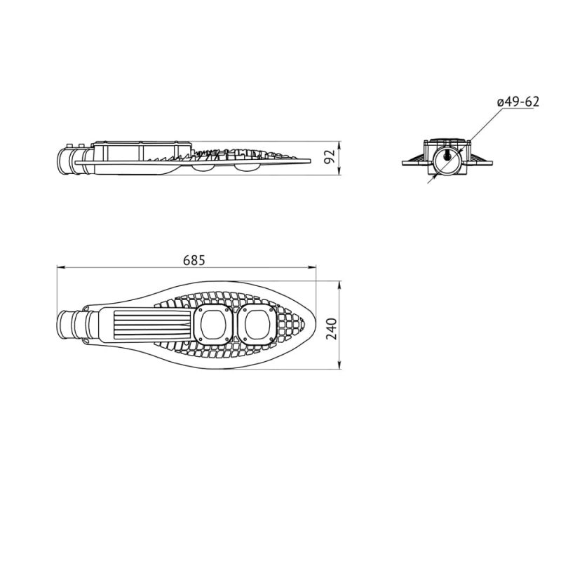 Светодиодный светильник Кобра 100 Экстра CRI70 6500К 150х90° — изображение 11
