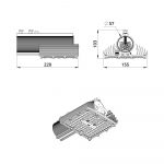 Светодиодный светильник Магистраль v2.0 МЛ 50 Эко Л CRI70 3000К 155х70° — изображение 7