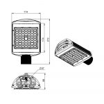 Светодиодный светильник Магистраль v3.0 МЛ 30 Эко CRI70 5000К 135х55° — изображение 7