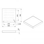Светодиодный светильник Офис 20 Экстра IP30 CRI90 5000К Микропризма 595х595х80мм — изображение 6