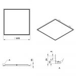 Светодиодный светильник Офис Классик 30 IP40 CRI80 5000К Микропризма 600х600х35мм Clip-In — изображение 6