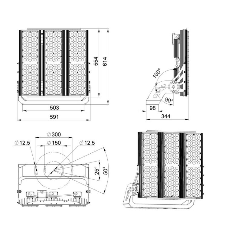 Светодиодный светильник Плазма 1200 L V CRI70 5000К 85° НО — изображение 8