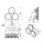 Светодиодный светильник Плазма Нео 500 х3 M CRI70 5000К 120° — изображение 8