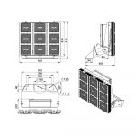 Светодиодный светильник Плазма 750 S Box CRI70 3000К 155х70° — изображение 8