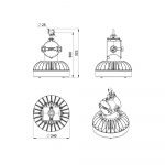 Светодиодный светильник Профи Нео M Ex - 1 - 40 - 3648 - П - П120 - 5070 - M20 — изображение 4