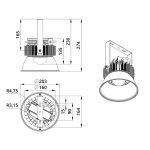 Светодиодный светильник Профи v2.0 60 Эко 12~24В AC/DC CRI70 4500К 120° — изображение 6