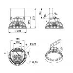 Светодиодный светильник Прожектор Нео 50 ЭКО M CRI70 4000К 60° — изображение 8
