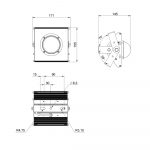 Светодиодный светильник Прожектор v2.0 20 Эко 36~48В AC/DC CRI70 4500К 130х30° — изображение 7