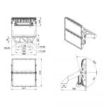 Светодиодный светильник Прожектор 250 X Оптима CRI70 3000К 120° — изображение 8