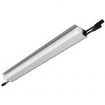 Светодиодный светильник Модерн v2.0 10 600мм (18Вт/м) 48В DC 1 пикс. RGBW DMX CRI80 3000К Опал (Профиль, козырек, транзитное штепсельное соединение)